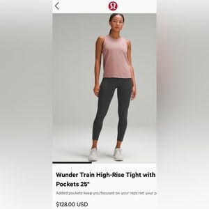 Lululemon Wunder Train Tight/Legging